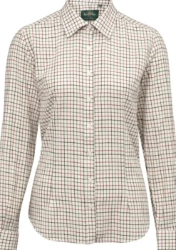 Alan Paine Naisten metsästysvaatteet/Naisten Metsästyspaidat^Shirt Bromford naisten kauluspaita, Check 2 Red