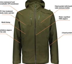 Alaska 1795 Alaska Apex Pro -miesten metsästystakki, Hunter Green| Metsästystakit/Vedenpitävät Metsästystakit