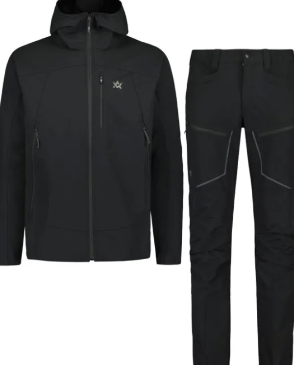 Alaska 1795 Metsästyshousut/Softshellhousut Ja Tuulenpitävät Housut^Alaska Chaser metsästyspuku, Black