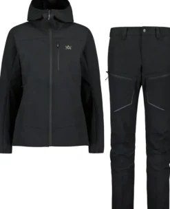 Alaska 1795 Alaska Chaser naisten metsästyspuku, Black| Metsästyshousut/Softshellhousut Ja Tuulenpitävät Housut