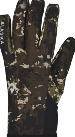 Alaska 1795 Camovaatteet^Alaska Chaser Stretch Gloves metsästyshanskat, BlindTech Forest