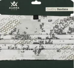 Alaska 1795 Lumicamo^Alaska CoolDry Bandana, BlindTech Snow