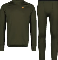 Alaska 1795 Alaska CoolDry Base Layer Set kerrasto, Night Green| Kerrastot
