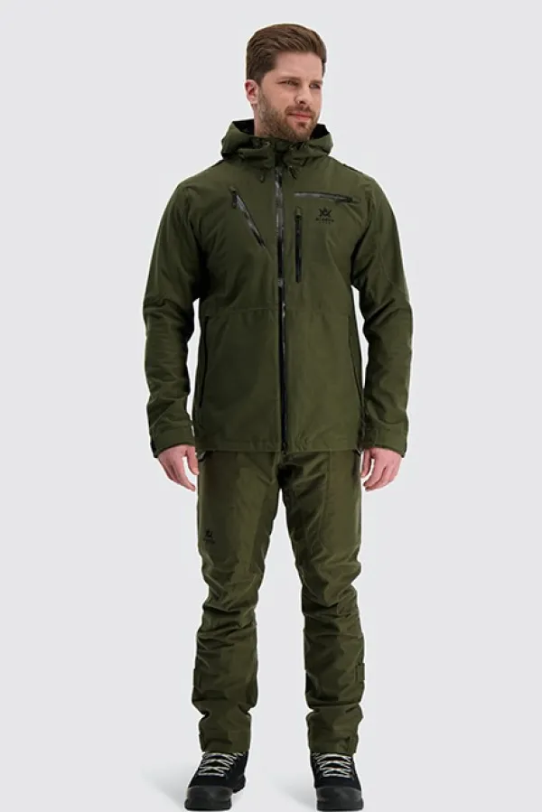 Alaska 1795 Alaska Extreme Lite 3 -miesten housut, Forest Green| Metsästyshousut/Vedenpitävät Metsästyshousut