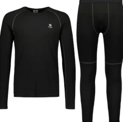 Alaska 1795 Kerrastot^Alaska Superior Merino Base Layer kerrasto, musta