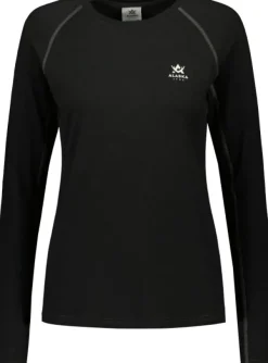 Alaska 1795 Alaska Superior Merino Base Layer naisten kerrasto, musta| Kerrastot