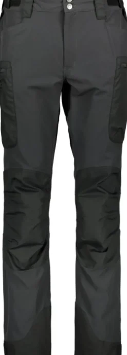 Alaska 1795 Retkeilyhousut^Alaska Trekking Lite -miesten housut, tummanharmaa/musta