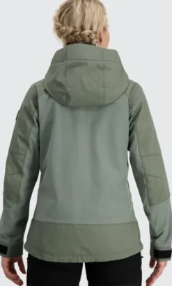 Alaska 1795 Naisten metsästysvaatteet/Naisten Metsästystakit^Alaska Trekking Lite Pro Jacket naisten takki, harmaavihreä