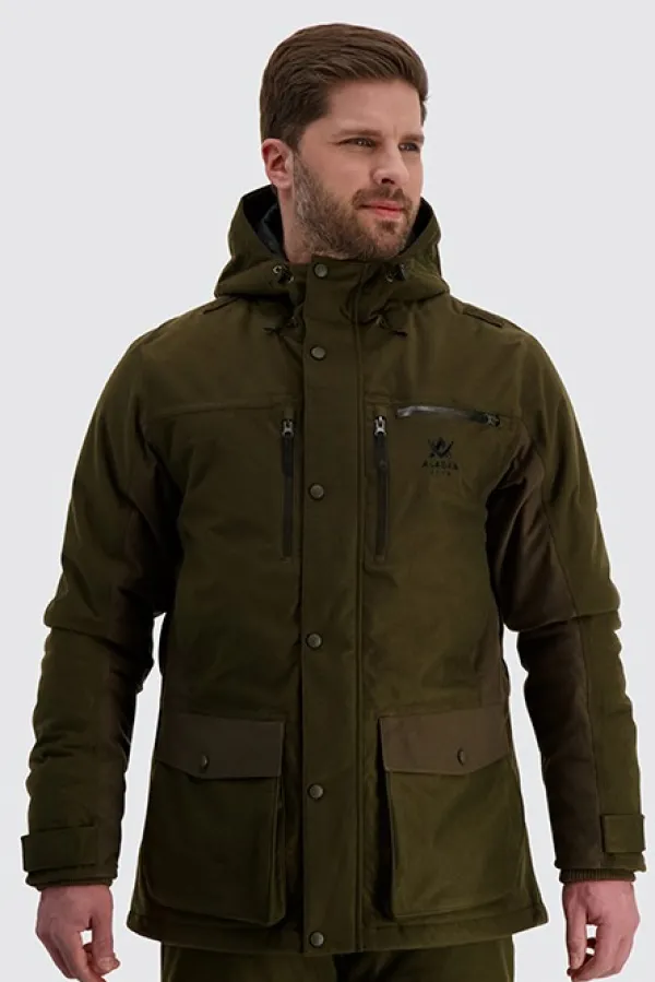 Alaska 1795 Metsästystakit/Topatut Metsästystakit^Alaska Tundra -miesten metsästystakki, Moss Brown (2022)