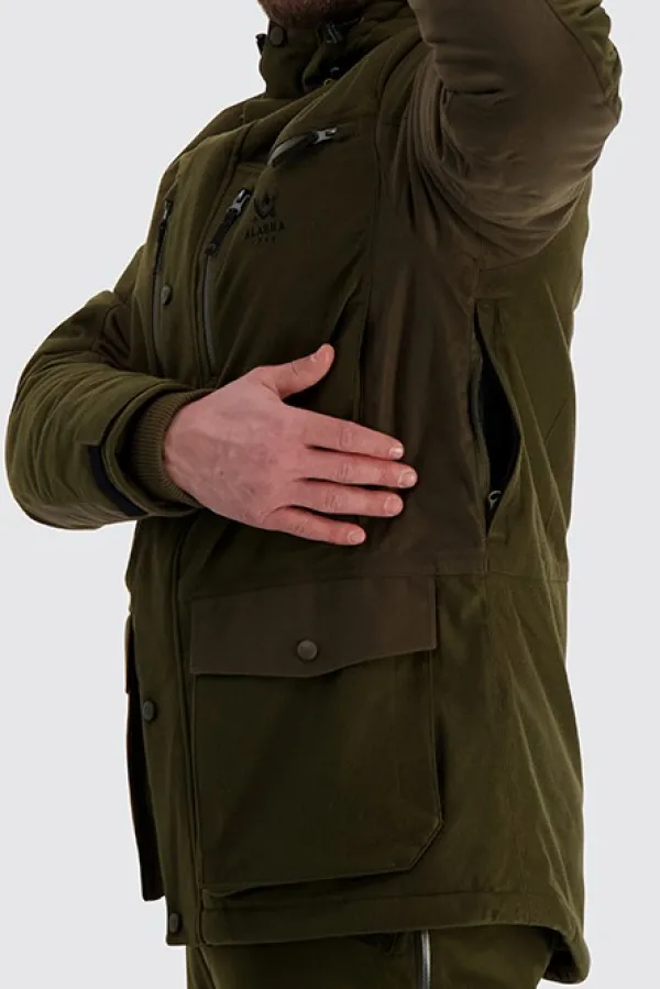 Alaska 1795 Metsästystakit/Topatut Metsästystakit^Alaska Tundra -miesten metsästystakki, Moss Brown (2022)