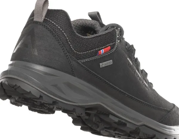 Alfa Ulkoilukengät^Brage Perform GTX naisten nahkaiset vaelluskengät, musta