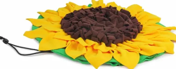 All For Paws Aktivointilelut^Hundleksak Snuffle Mat Sunflower 60x60x5 cm