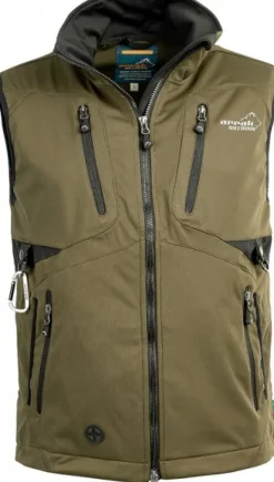 Arrak Outdoor Arrak Acadia Softshell Liivi Unisex Olive| Liivit