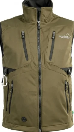 Arrak Outdoor Arrak Acadia Softshell Liivi Unisex Olive| Liivit