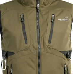 Arrak Outdoor Arrak Acadia Softshell Liivi Unisex Olive| Liivit