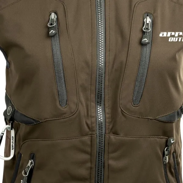 Arrak Outdoor Koiranohjaajan Vaatteet^Arrak Acadia Softshell Vest naisten liivi, Brown
