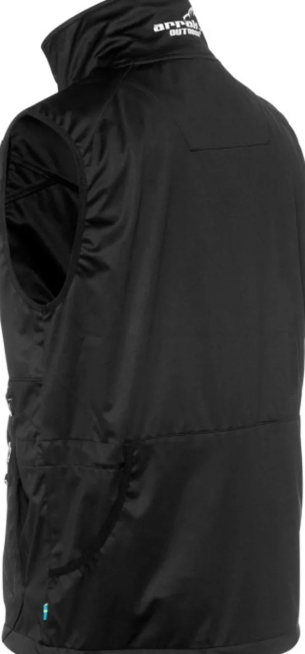 Arrak Outdoor Arrak Acadia softshell-liivi musta| Koiranohjaajan Vaatteet
