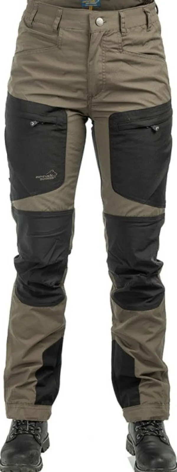 Arrak Outdoor Arrak Active Stretch -naisten housut, Brown| Retkeilyhousut