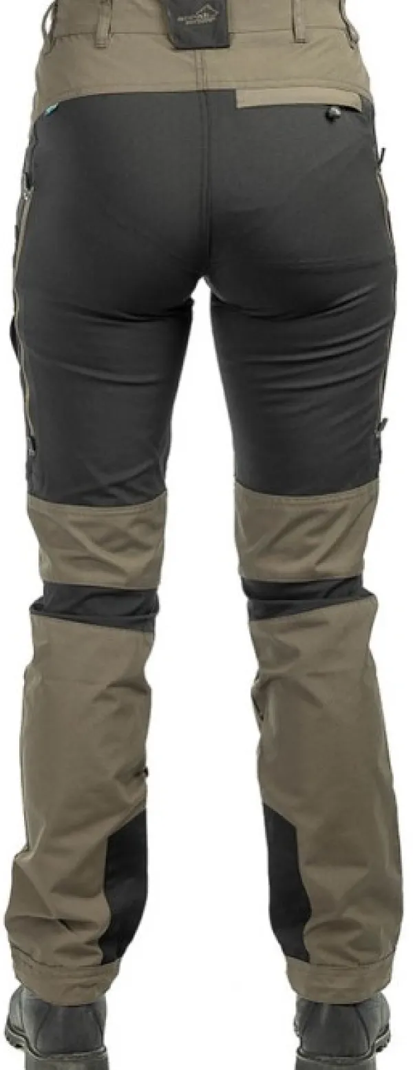 Arrak Outdoor Arrak Active Stretch -naisten housut, Brown| Retkeilyhousut
