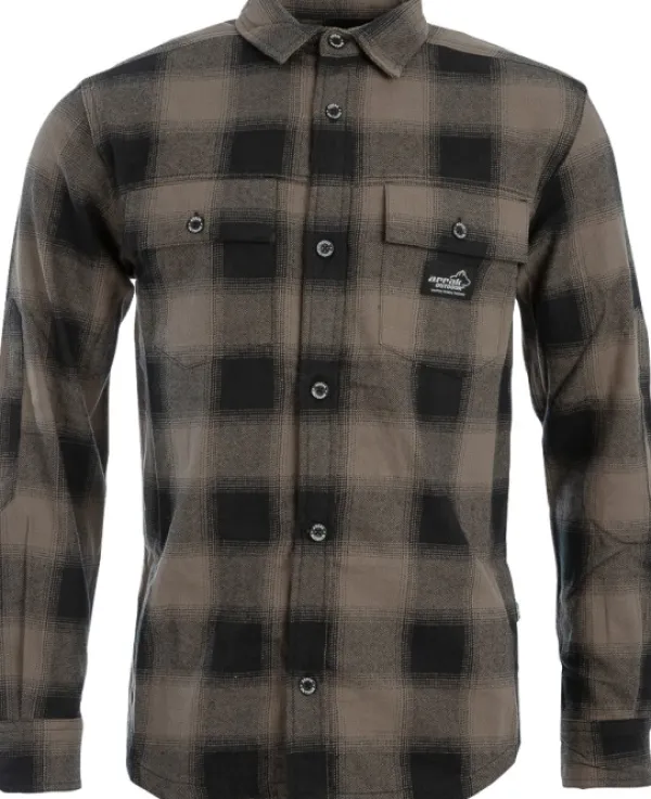 Arrak Outdoor Arrak Flannel Shirt Brown -flanellipaita, ruskea| Metsästyspaidat