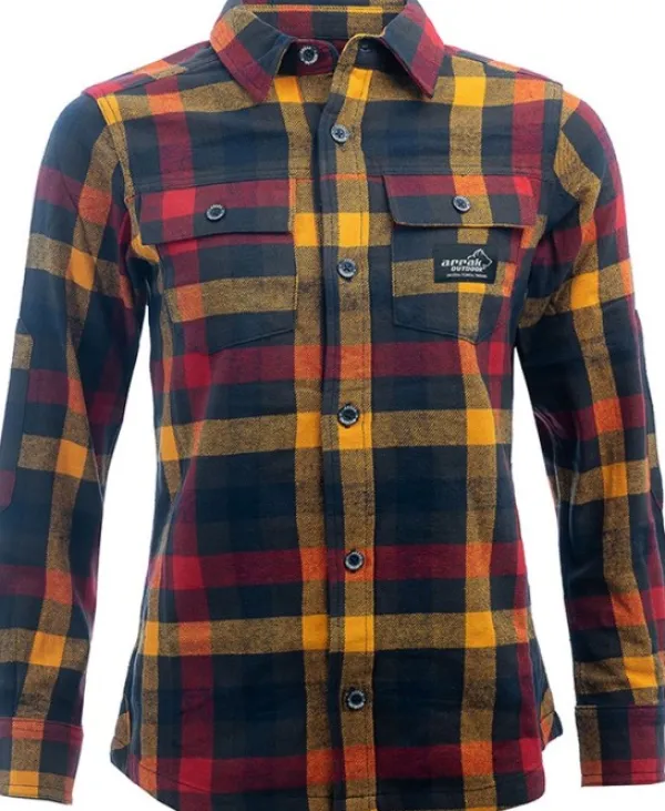 Arrak Outdoor Koiranohjaajan Vaatteet^Arrak Flannel Shirt Insulated naisten paita, Navy