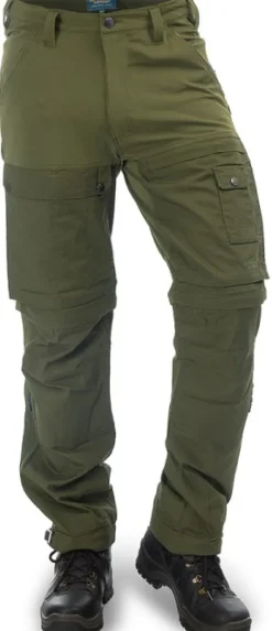Arrak Outdoor Polvihousut^Arrak Flexible Zip Off Pant katkolahjehousut, vihreä