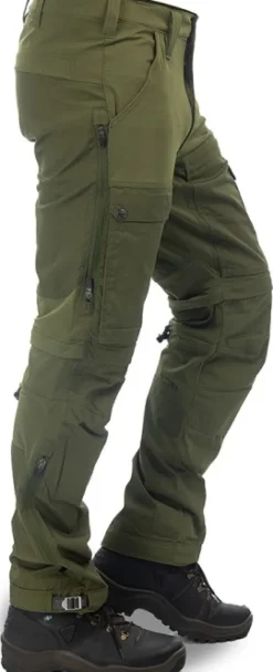 Arrak Outdoor Polvihousut^Arrak Flexible Zip Off Pant katkolahjehousut, vihreä