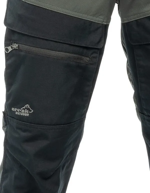 Arrak Outdoor Retkeilyhousut^Arrak Hybrid -housut harmaa