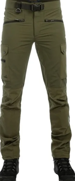 Arrak Outdoor Arrak Motion Flex Pant ulkoiluhousut, oliivinvihreä| Retkeilyhousut