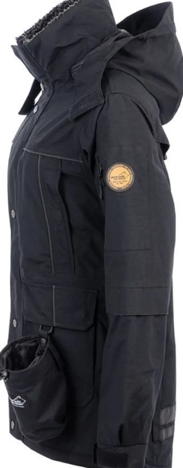 Arrak Outdoor Koiranohjaajan Vaatteet^Arrak Original Jacket naisten takki, musta
