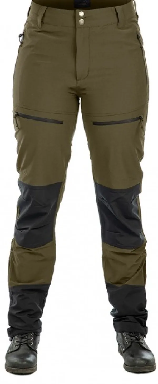 Arrak Outdoor Retkeilyhousut^Arrak Performance -naisten housut, Olive