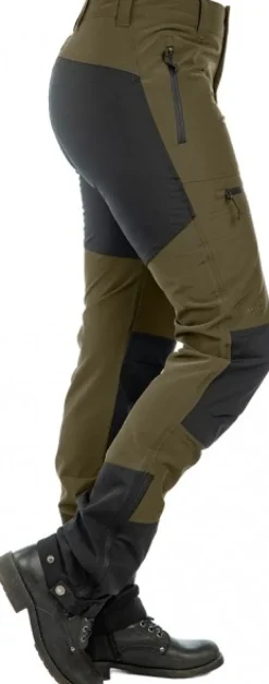 Arrak Outdoor Retkeilyhousut^Arrak Performance -naisten housut, Olive