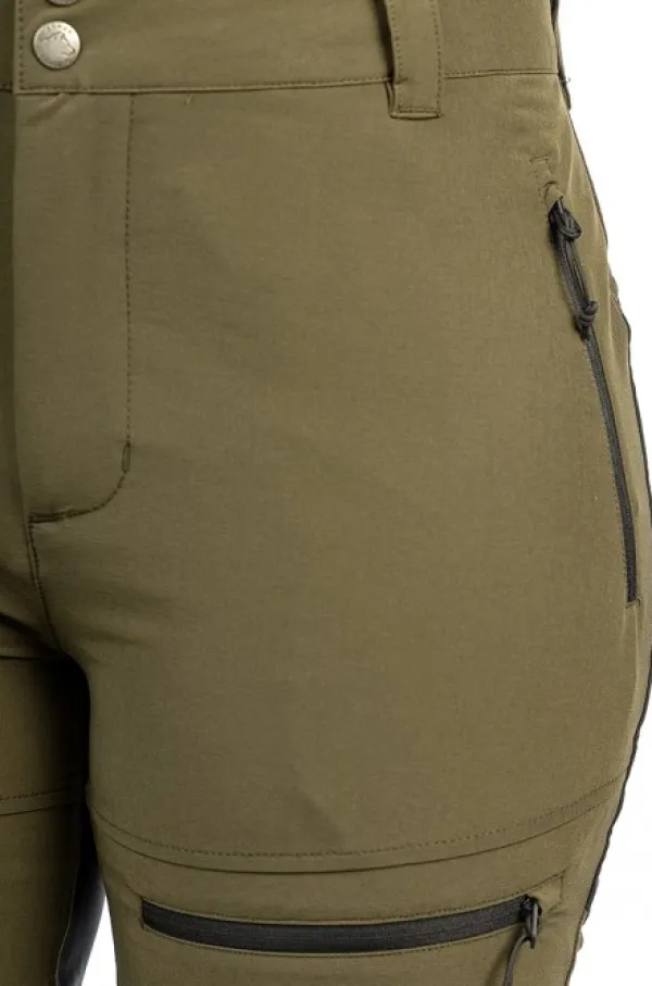 Arrak Outdoor Retkeilyhousut^Arrak Performance -naisten housut, Olive