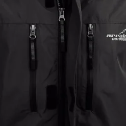 Arrak Outdoor Koiranohjaajan Vaatteet^Arrak Rain Jacket naisten sade- ja kuoritakki, musta