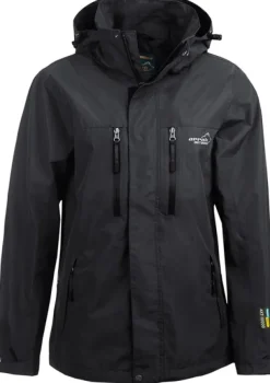 Arrak Outdoor Koiranohjaajan Vaatteet^Arrak Rain Jacket sade- ja kuoritakki, musta
