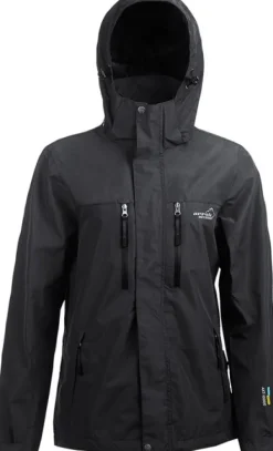 Arrak Outdoor Koiranohjaajan Vaatteet^Arrak Rain Jacket sade- ja kuoritakki, musta