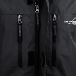 Arrak Outdoor Koiranohjaajan Vaatteet^Arrak Rain Jacket sade- ja kuoritakki, musta