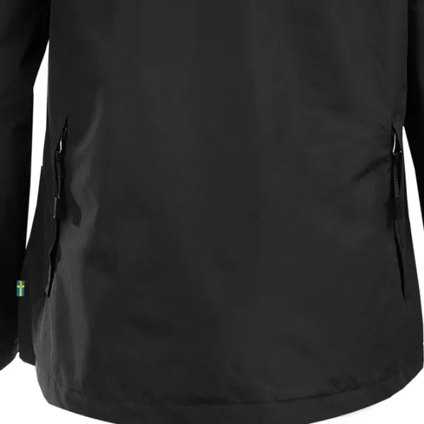 Arrak Outdoor Koiranohjaajan Vaatteet^Arrak Rain Jacket sade- ja kuoritakki, musta