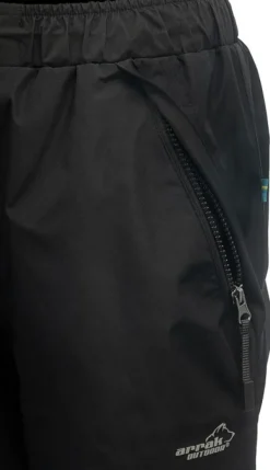 Arrak Outdoor Arrak Rain Pants sadehousut, musta| Koiranohjaajan Vaatteet