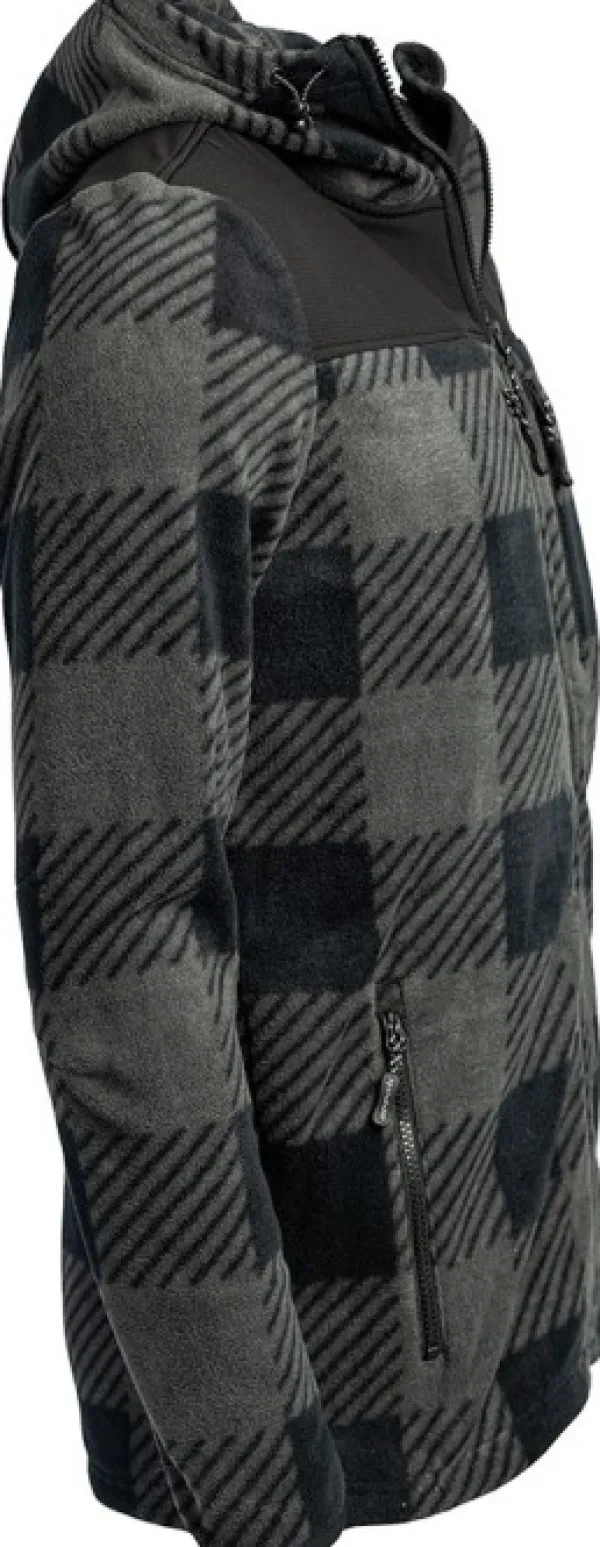 Arrak Outdoor Arrak Unisex Canada Fleece fleece-takki, harmaa/musta| Koiranohjaajan Vaatteet