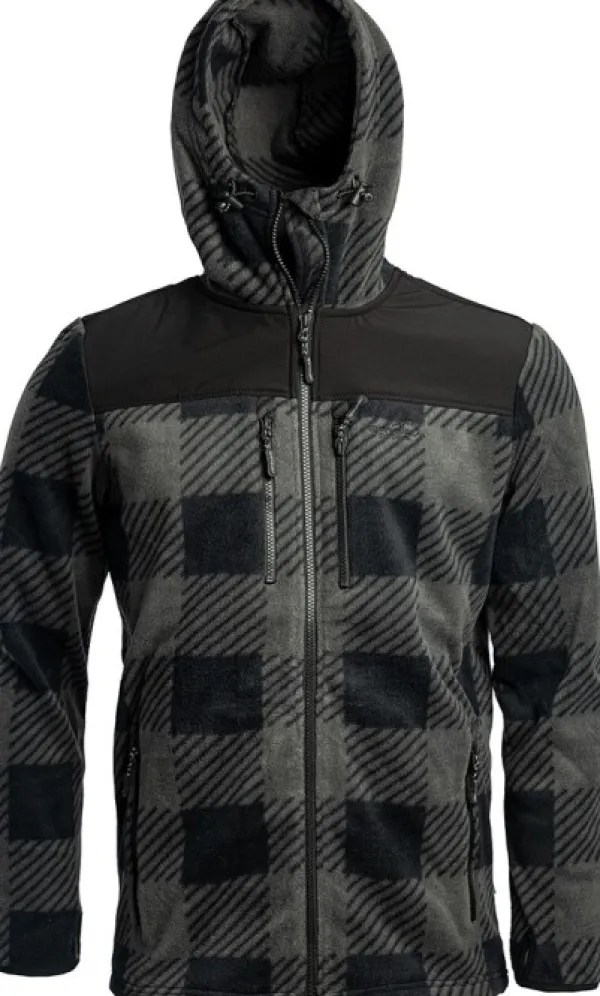 Arrak Outdoor Arrak Unisex Canada Fleece fleece-takki, harmaa/musta| Koiranohjaajan Vaatteet