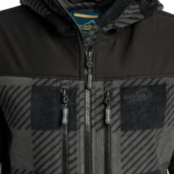 Arrak Outdoor Arrak Unisex Canada Fleece fleece-takki, harmaa/musta| Koiranohjaajan Vaatteet