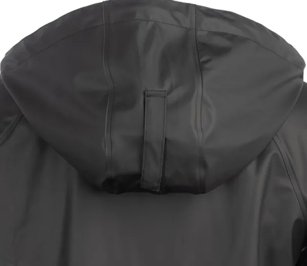 Arrak Outdoor Koiranohjaajan Vaatteet^Arrak Unisex Raincoat pitkä sadetakki, musta