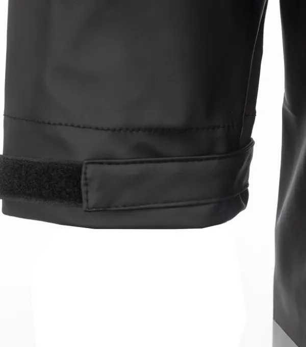 Arrak Outdoor Koiranohjaajan Vaatteet^Arrak Unisex Raincoat pitkä sadetakki, musta