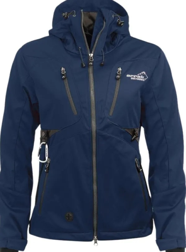 Arrak Outdoor Arrak W's Akka Softshell Jacket Navy| Koiranohjaajan Vaatteet
