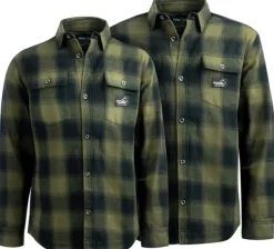 Arrak Outdoor Arrak W's Flannel Shirt Olive/Black| Koiranohjaajan Vaatteet