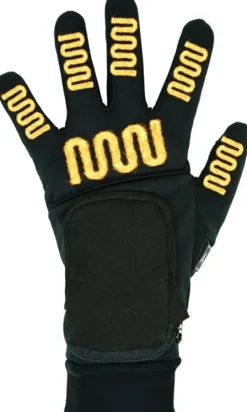 Avignon Lämpövaatteet^Heat Flexduo | Tunn Värmehandske Utfällbar Luva Basic lämpöhanskat, Black