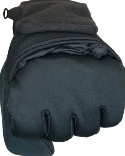 Avignon Lämpövaatteet^Heat Flexduo | Tunn Värmehandske Utfällbar Luva Basic lämpöhanskat, Black