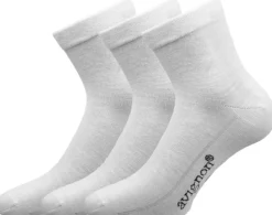 Avignon Sneaker Wool High merinosekoitesukat, valkoinen, 3 paria| Sukat