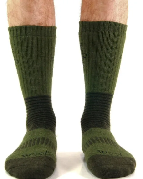 Avignon Metsästyssukat^Ull Mid -merinovillasukka vihreä unisex